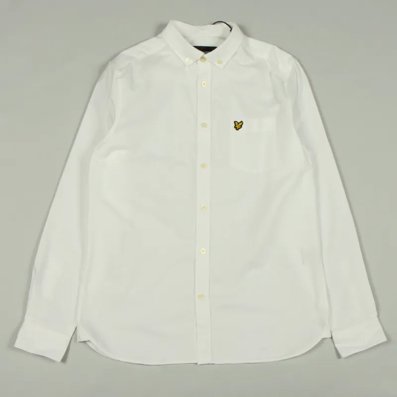 Lyle and Scott Oxford Shirt - White
